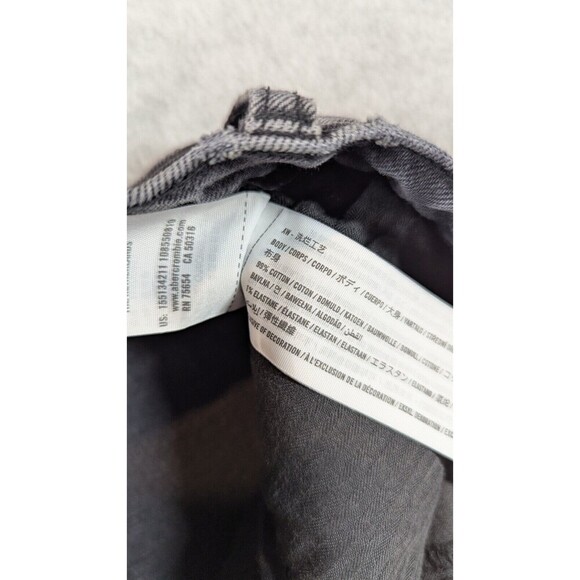 Abercrombie & Fitch Women Jeans 26x29 The 90s Straight Ultra High Rise Split Hem - Picture 6 of 13